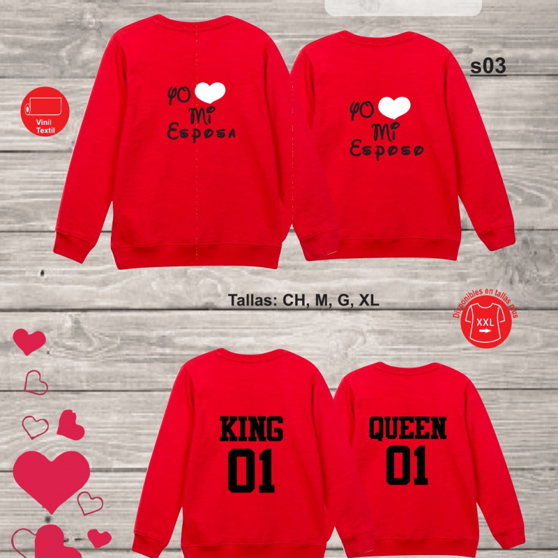 Sudaderas San Valentin
